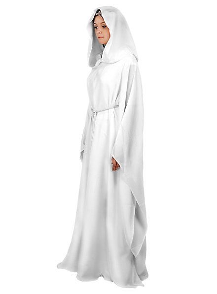 White Elf Queen Robe Elven Robe - andracor.com