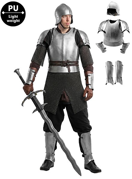 Ensemble d'armure en PU - Mercenaire