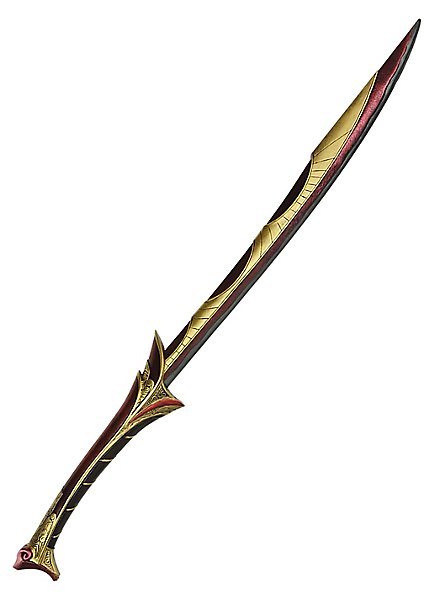 Epée Elfique - Nalandra, courte, rouge, Arme de GN