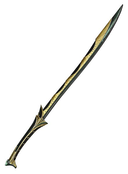 Epée Elfique - Nalandra, longue, verte, Arme de GN