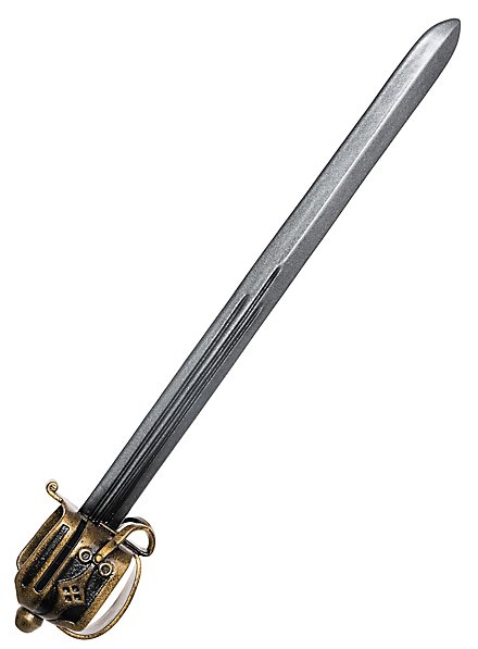 Épée large à garde en panier - Claymore (100 cm)