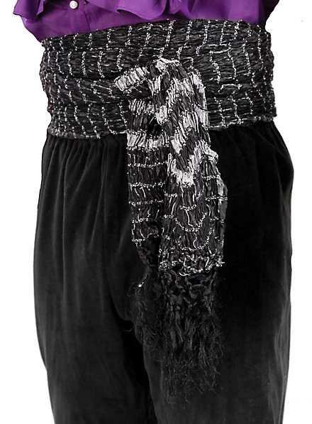 Foulard de pirate noir