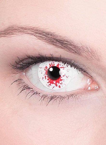 Geïnfecteerde Contactlens Met Sterkte