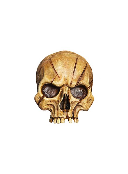 Jagged deco skull made of resin (small)
