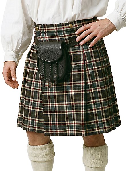 Kilt gris-bleu