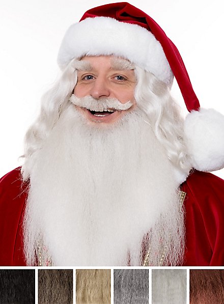 Kit de barbe Père Noël avec barbe complète et moustache