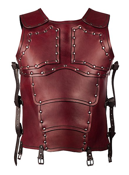 Leather armour - Mercenary torso (red)