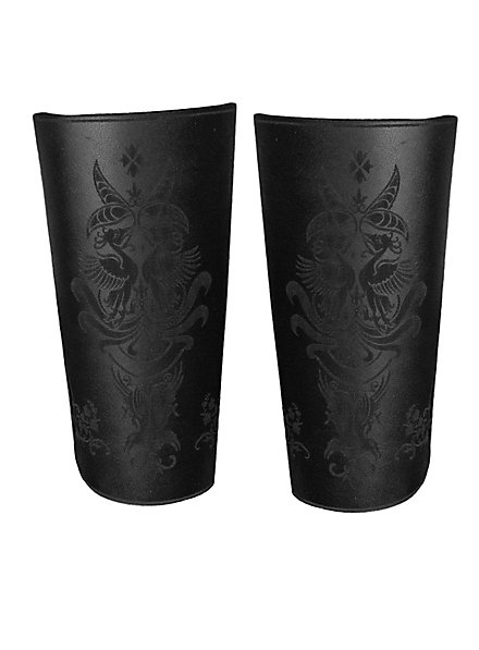 Leather bracers - Swan