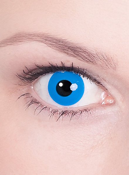 Lente a contatto blu con diottrie