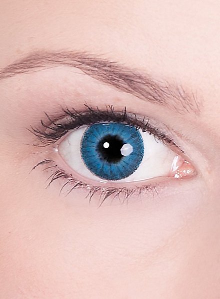 Lente a contatto iride blu con diottrie