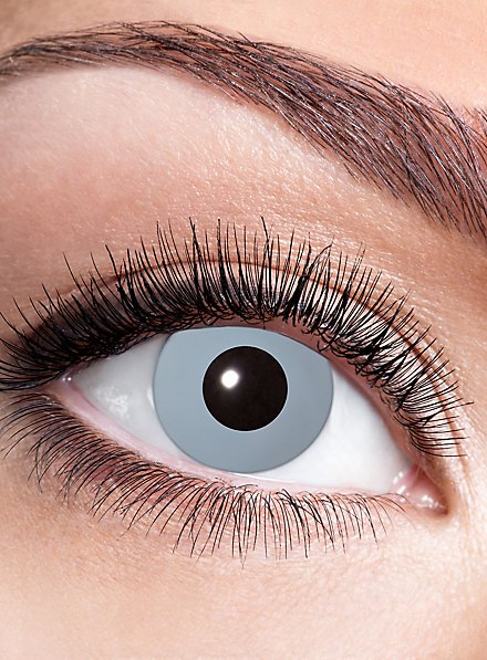 Lentille de contact grise Hexer avec dioptries