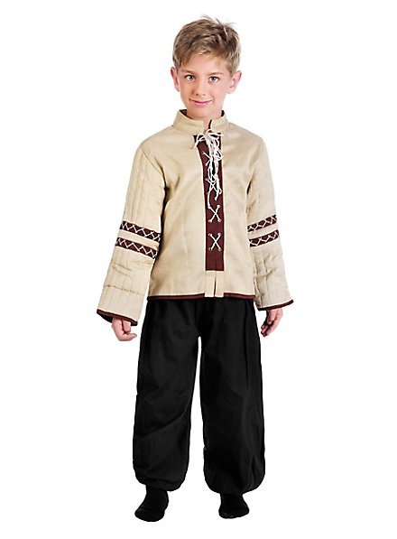 Lined lace-up shirt for children