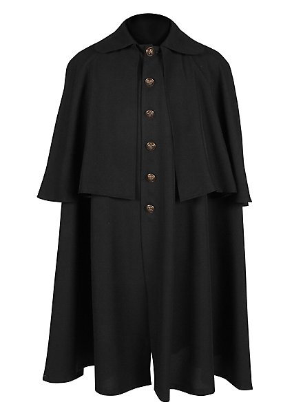 Manteau de cocher noir