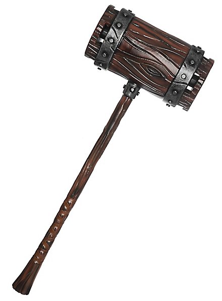Martello di legno - Arma imbottita Teschio Brontolone