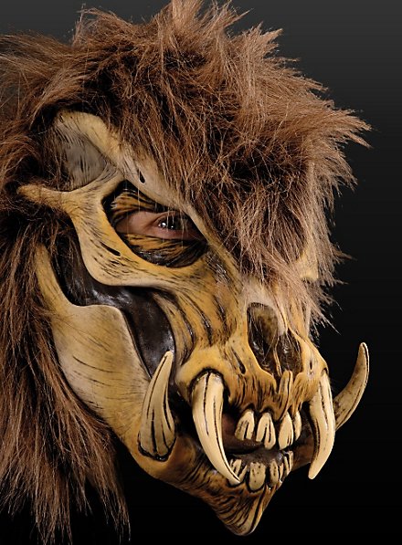 Maschera da cinghiale in lattice
