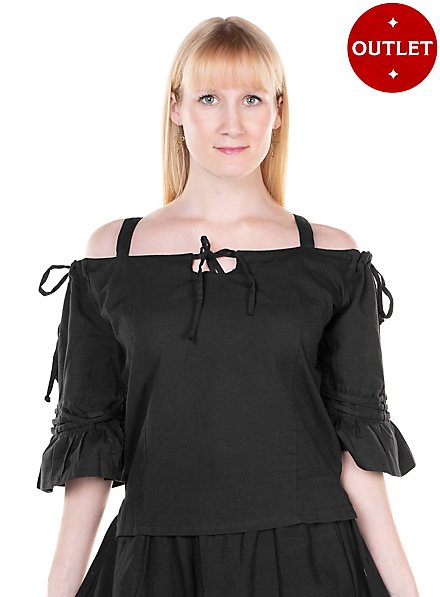 Medieval short-sleeved blouse - Eleria
