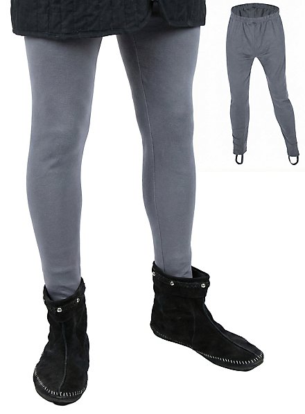 Medieval Tights man grey 