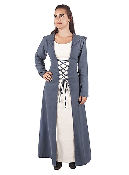 Mittelalter Kleid mit Kapuze - Hestia