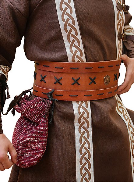 Mittelalter Rüstgürtel mit Beutel - Behaim