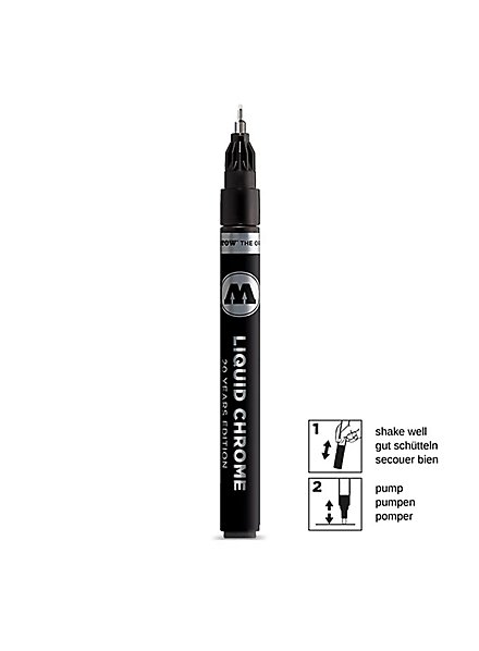 Molotow - Marcatore cromato liquido da 1 mm