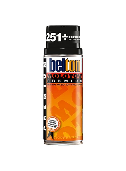 Molotow Premium Sprühdosen 400ml in verschiedenen Farben 214 Toast Signalschwarz