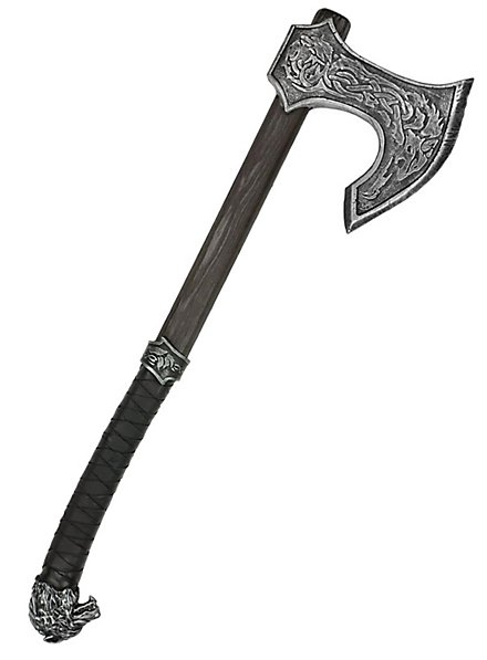 Bloody One Handed Medieval Viking Axe Toy Costume Accessory 