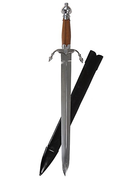 Parry dagger with wooden handle - B-Ware