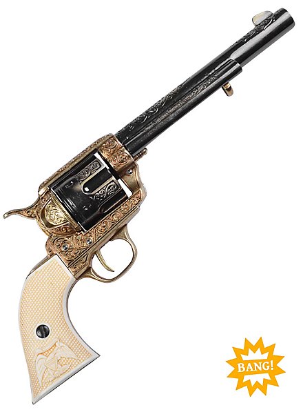 Revólver - Colt Caballería US 1873, Decorado Arma Decorativa