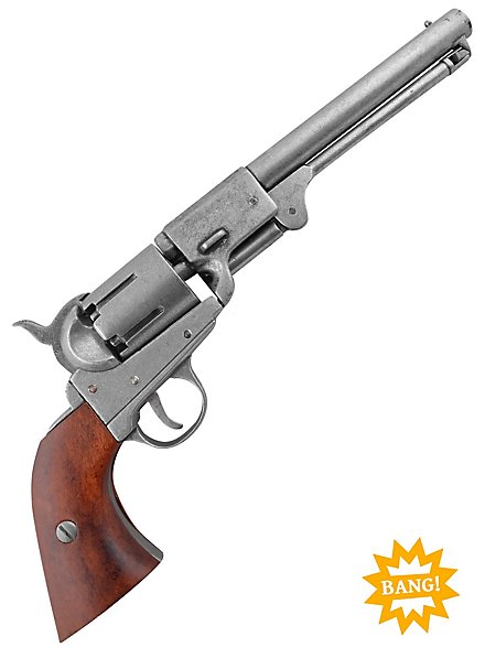 Revólver - Confederación 1860 (Plateado) Arma Decorativa