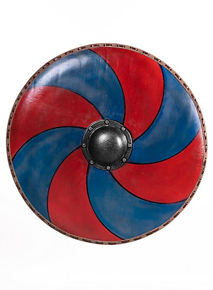 Roundshield 75cm - Gastir, blue/red Larp weapon