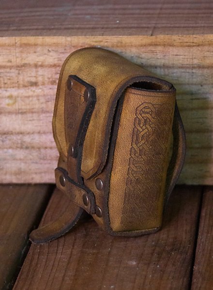 Cosplay Renaissance Set Ceinture Médiévale Faux Cuir - 5 Pièces : Sacs, Fioles, Accessoires - Cosplay, Renaissance Set Déguisement