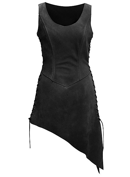 Schankmaid Tunika aus Wildleder schwarz 