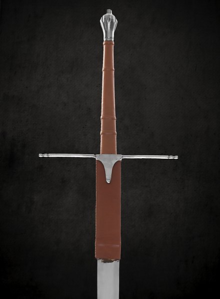 Scottish claymore with leather wrapped handle - B-Ware