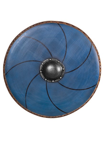 Scudo rotondo 75 cm - Gastir, arma Larp blu