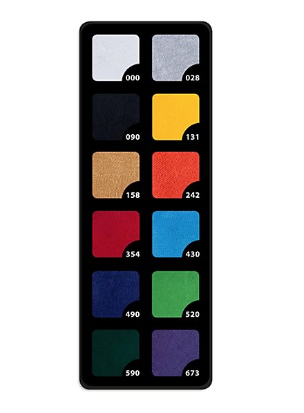 Set di colori per il trucco aqua per il carnevale