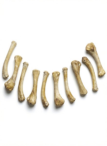 Set di ossa in resina fusa - zampe di pollo (10 pezzi)
