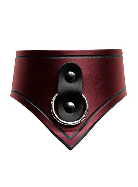 Slave Leather Collar red 