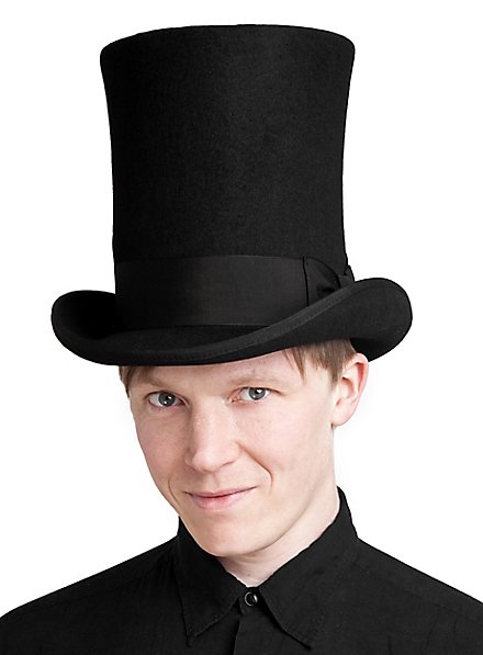 Sombrero De Copa Alto Negro