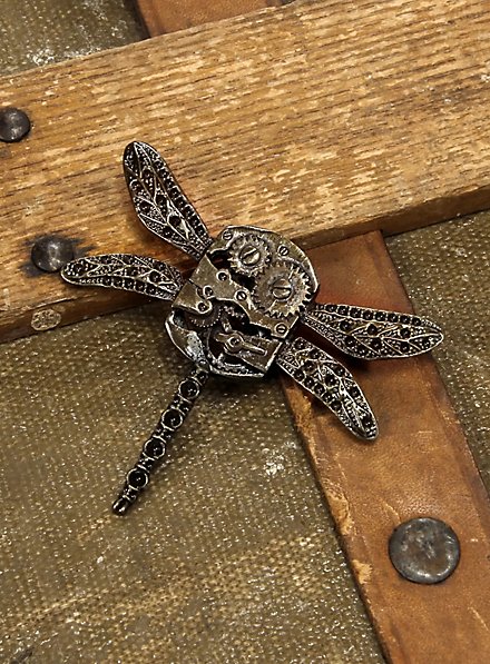 Spilla libellula steampunk
