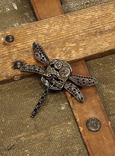 Spilla libellula steampunk