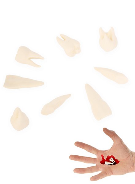 Stampa 3D - 8 denti umani con barattolo a vite