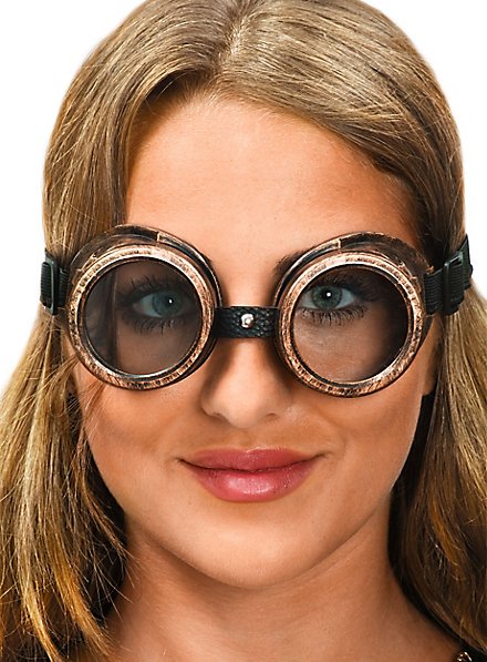 Steampunk Bril Brons