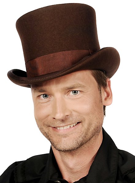 Steampunk Zylinder braun