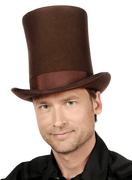 Tall Top Hat brown 