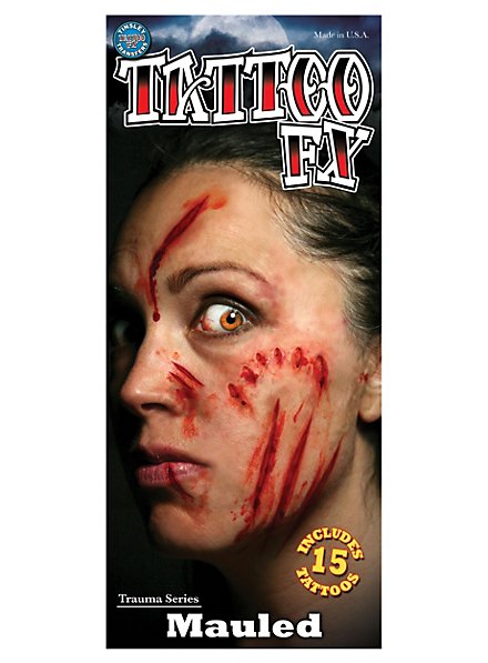 Tatuaggio adesivo attacco predatore