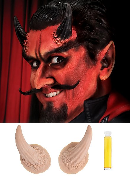 Teufelshörner Latexapplikation