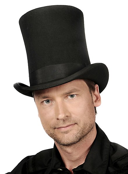 Très grand chapeau haut-de-forme noir