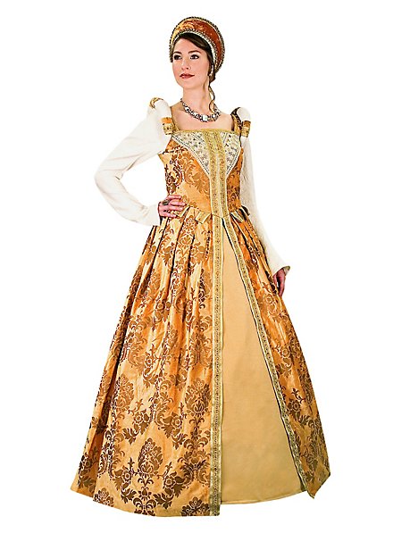 Tudor Gown amber 