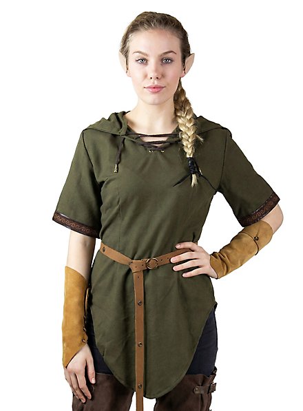 Tunique médiévale avec garniture - Briannan