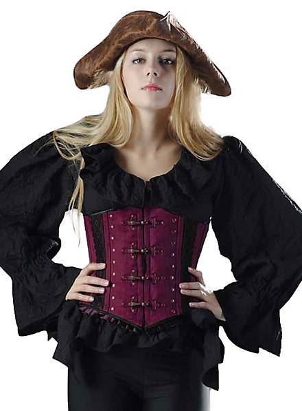 Underbust corsage bordeaux